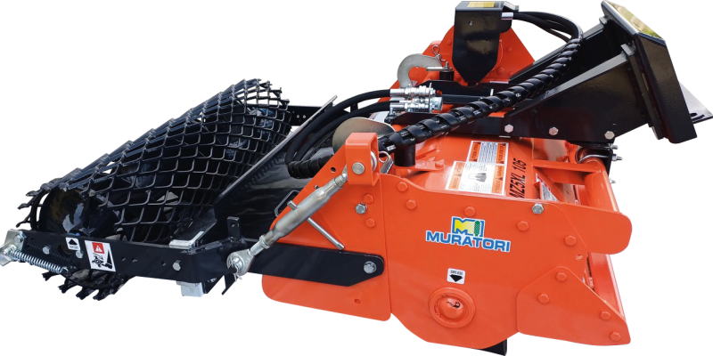 MZ5XID -  Enfouisseuse de cailloux avec moteur hydraulique à attelage fixe - Debit d